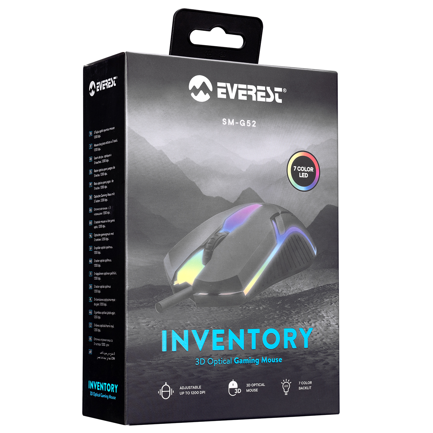  Everest SM-G52 Usb Siyah Aydınlatmalı Gaming Oyuncu Mouse
